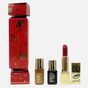 Estee Lauder Concealer and Lipstick Set in Red and Gold New set
